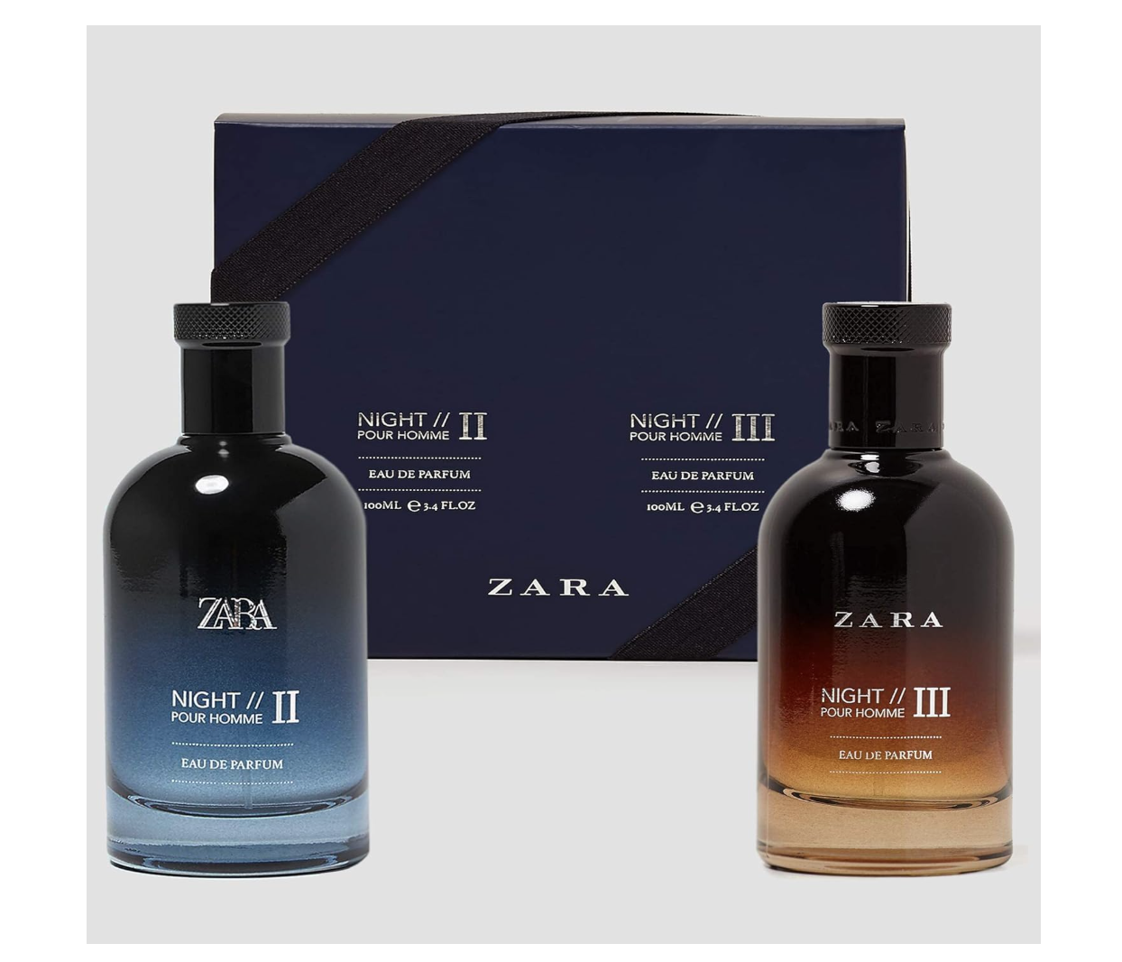 ZARA X 2 PARFUMS - Night Pour Homme II - Night III Eau De Parfum 3.4 fl. Oz. (100MLX2) - Image 2