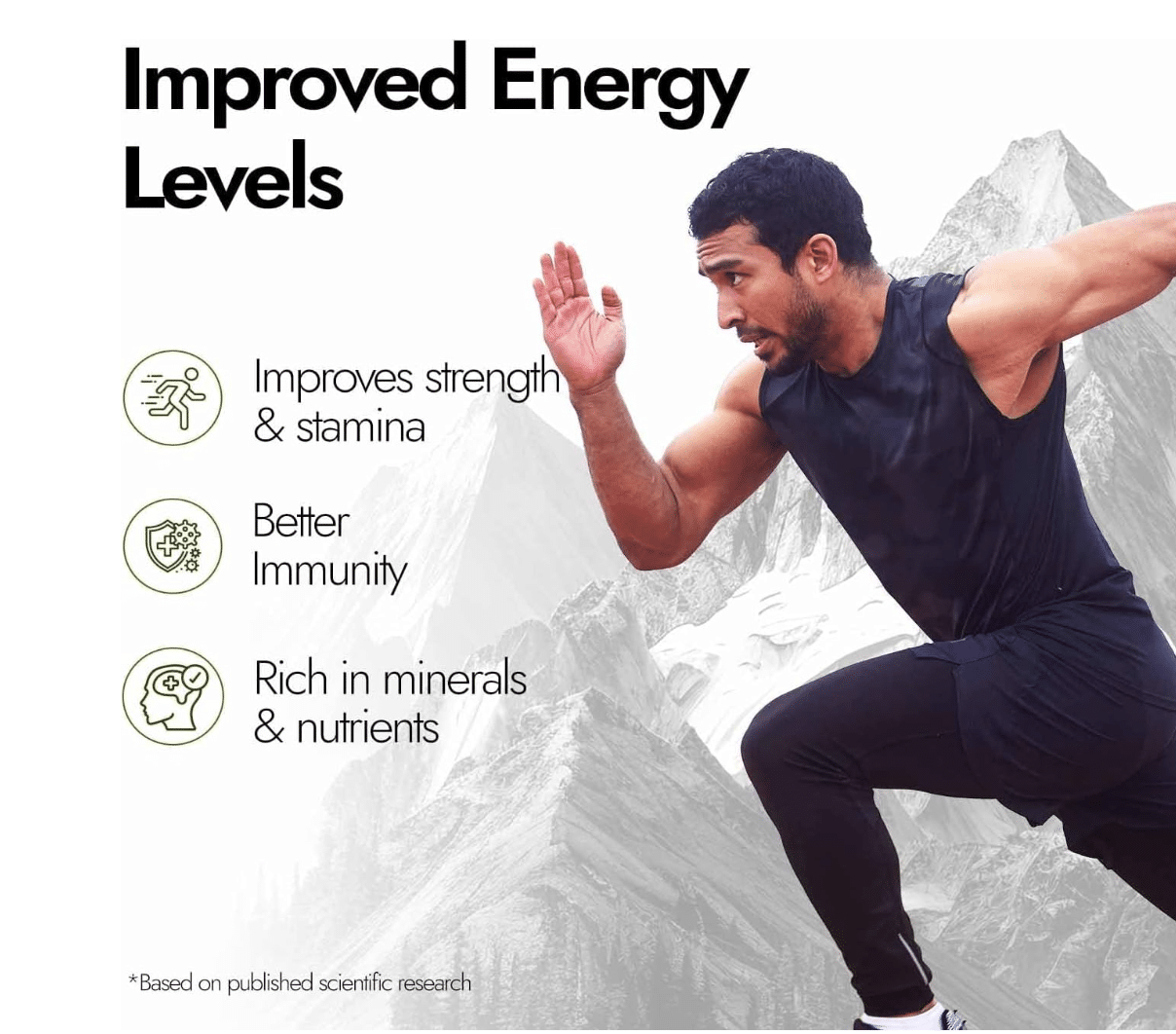 Original Shilajit effervescent de l'Himalaya 20 comprimés(Kapiva) - Image 5