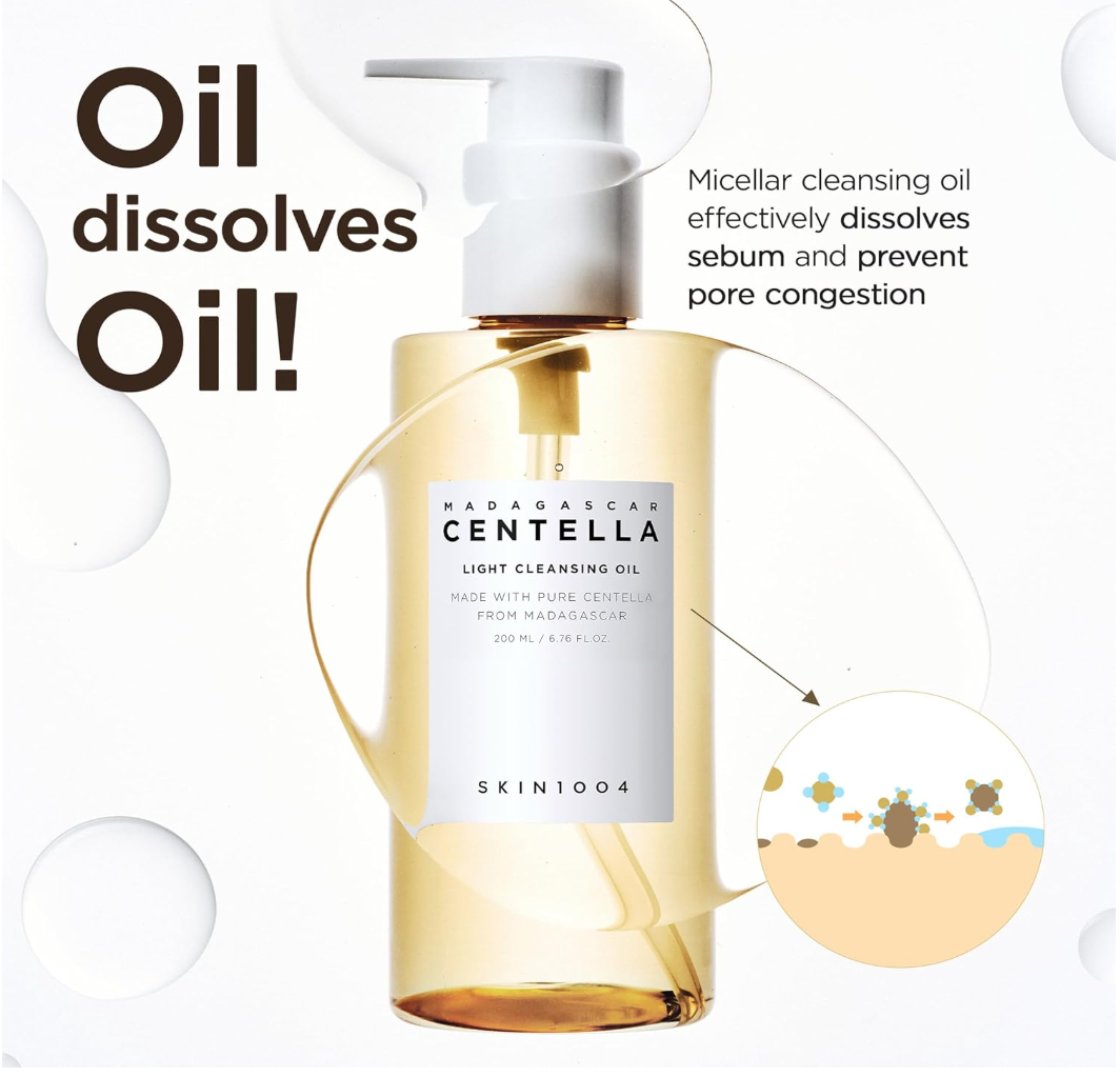 SKIN1004 Madagascar Centella Duo Double Nettoyant (Mousse Ampoule Centella + Huile Nettoyante Légère Centella) - Image 4