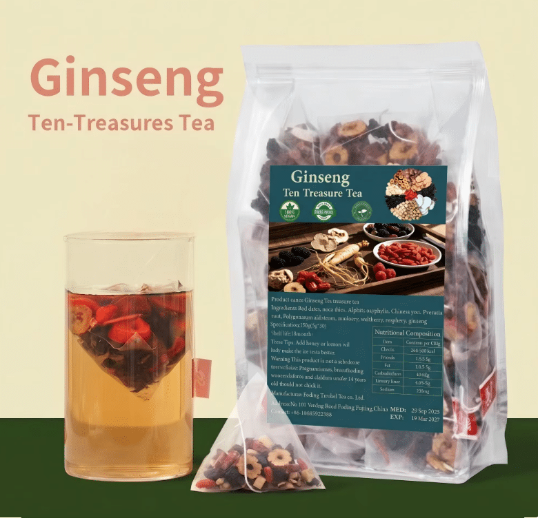 Thé au ginseng dix Trésors - 30 pcs